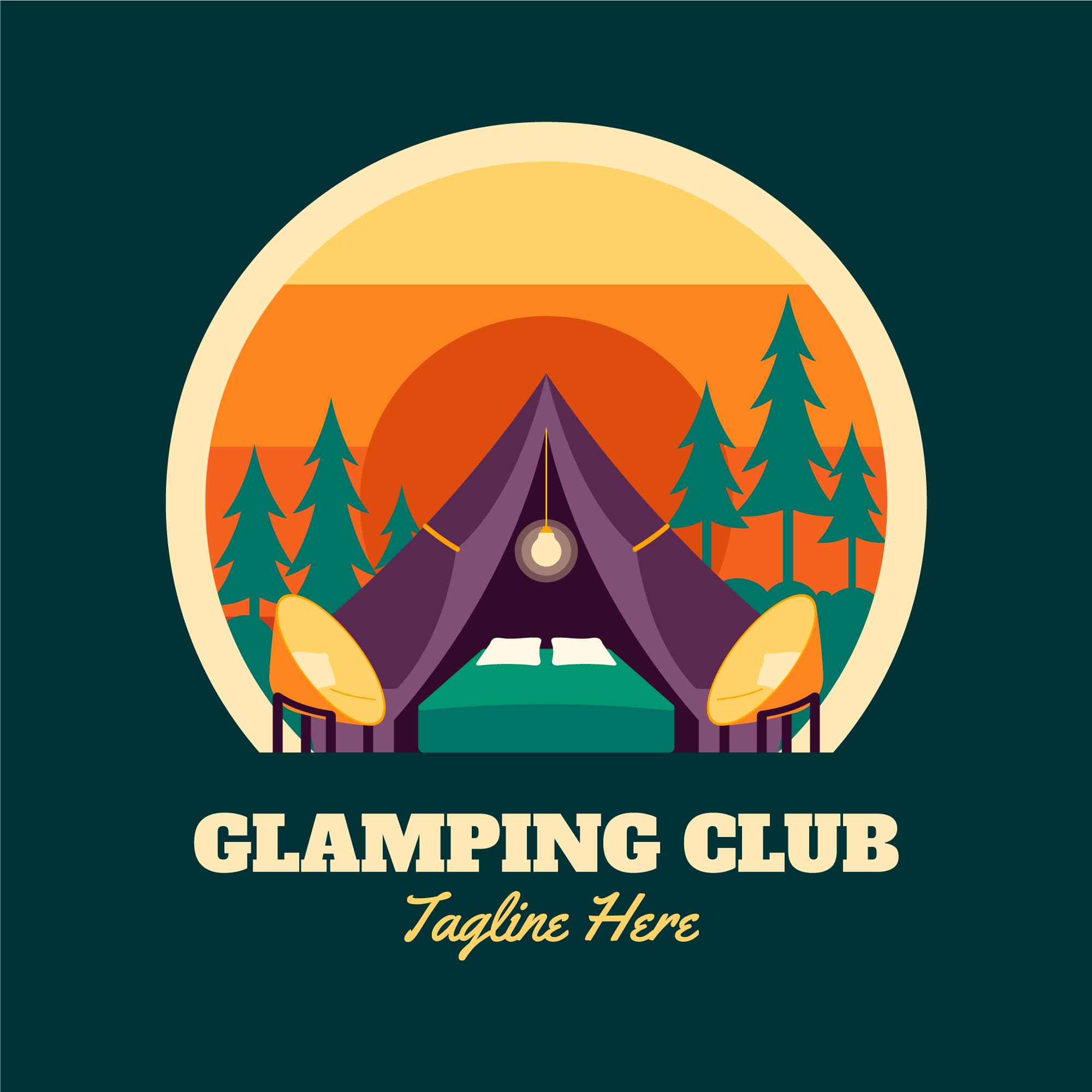 logo camping
